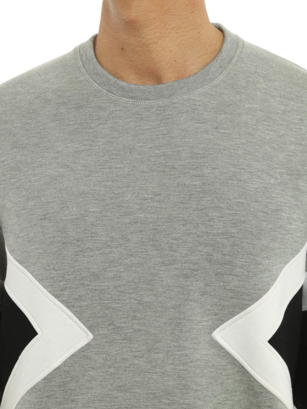 NEIL BARRETT buy online Geometric pattern sweatshirt