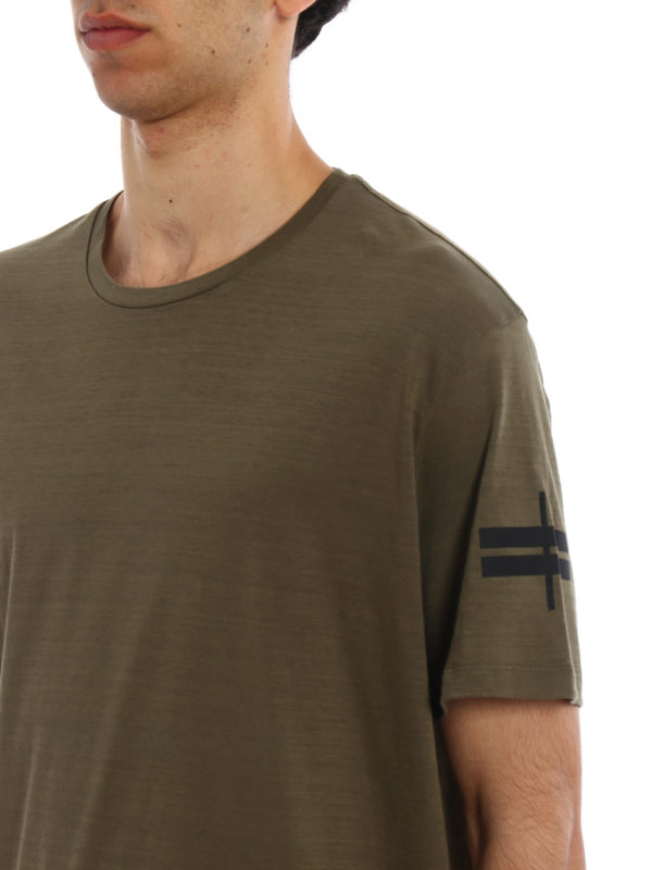 NEIL BARRETT buy online T-shirt verde con loose regular fit