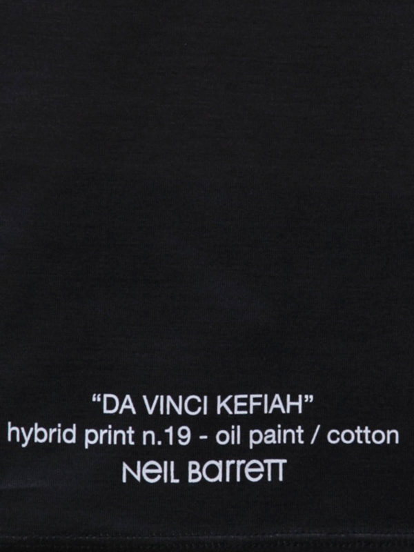 iKRIX NEIL BARRETT: Da Vinci Kefiah print T-shirt