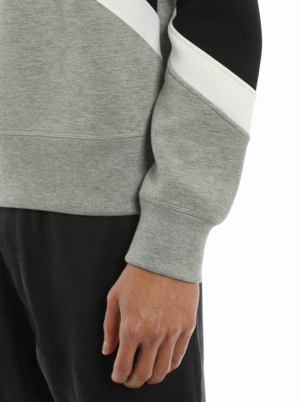 iKRIX NEIL BARRETT: Geometric pattern sweatshirt