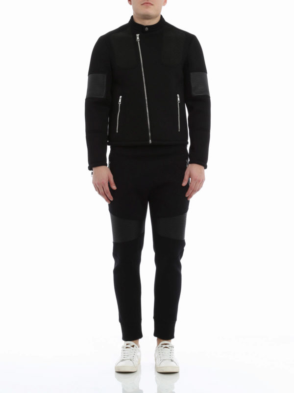NEIL BARRETT: casual jackets online - Biker jacket