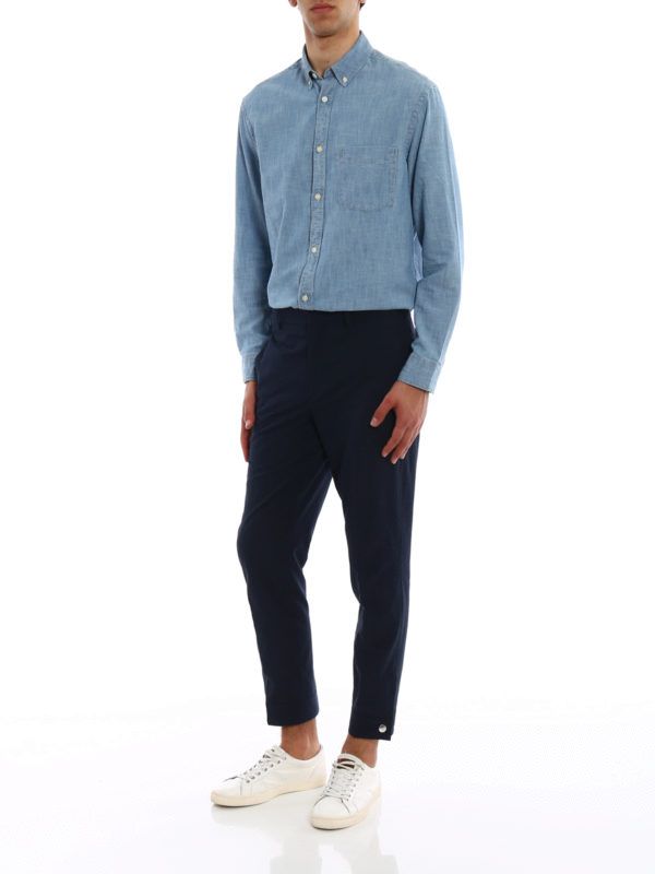 NEIL BARRETT: casual trousers online - Skinny fit tapered casual trousers