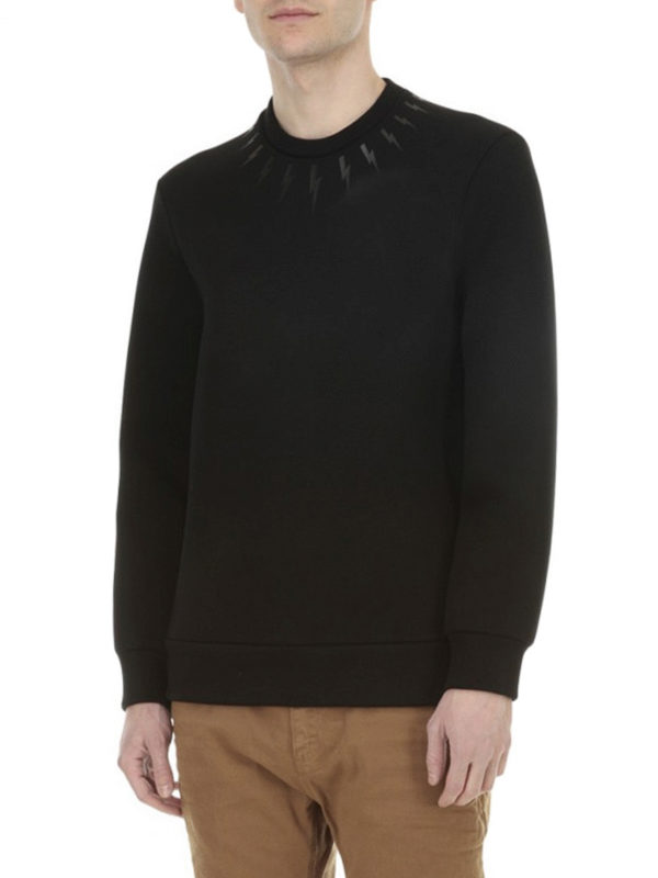 NEIL BARRETT: スウェット＆セーター online - スウェットシャツ/セーター メンズ - 黒