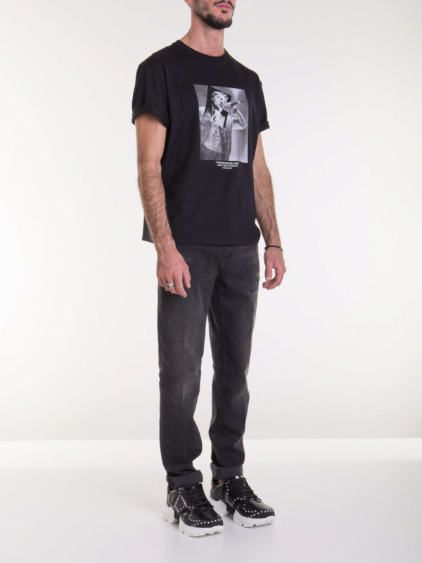 NEIL BARRETT: T-shirts online - T-Shirt - The Rockstar God N°57