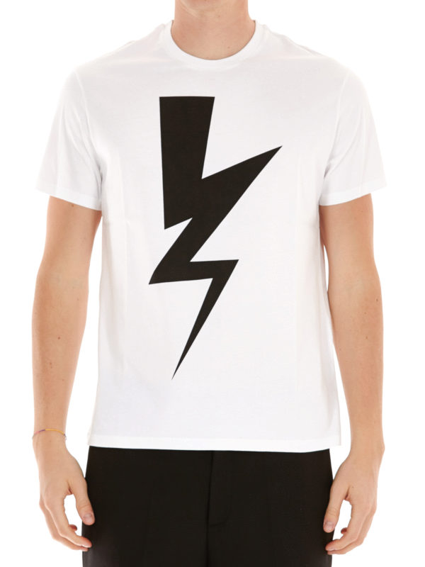 NEIL BARRETT: t-shirts online - Thunderbolt T-shirt