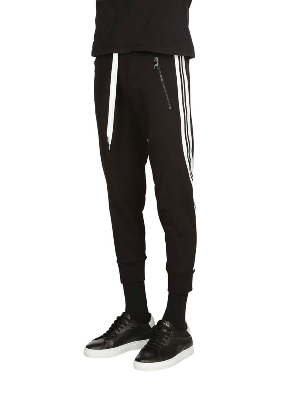 NEIL BARRETT: tracksuit bottoms online - Cotton blend tracksuit bottoms