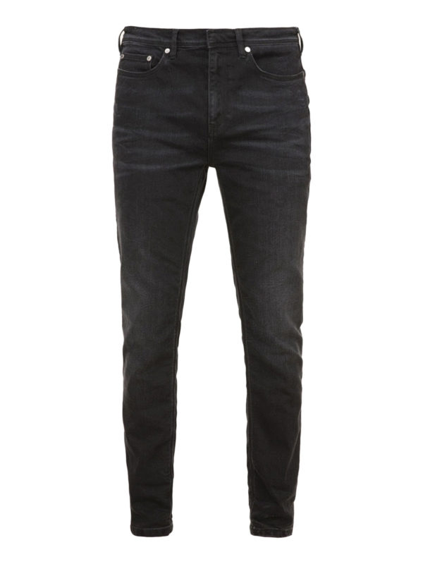 NEIL BARRETT: skinny jeans - Faded denim super skinny jeans