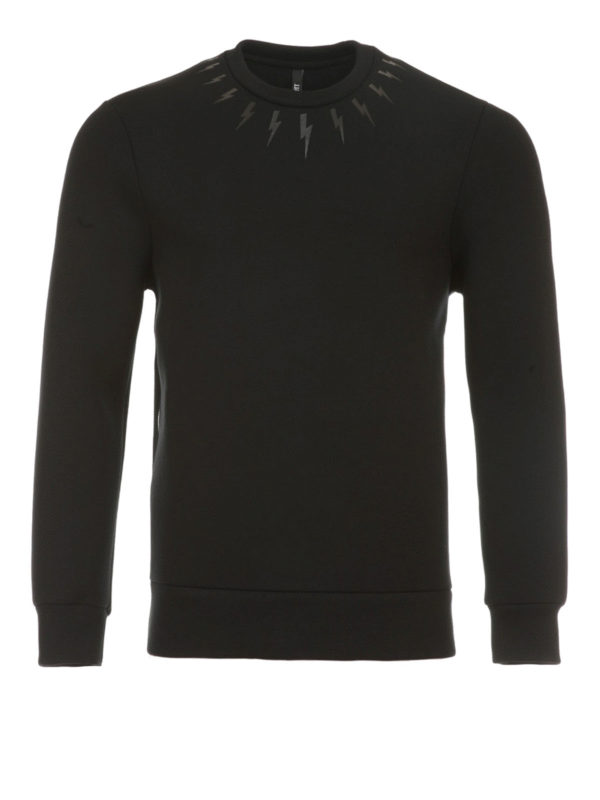 NEIL BARRETT: スウェット＆セーター - スウェットシャツ/セーター メンズ - 黒