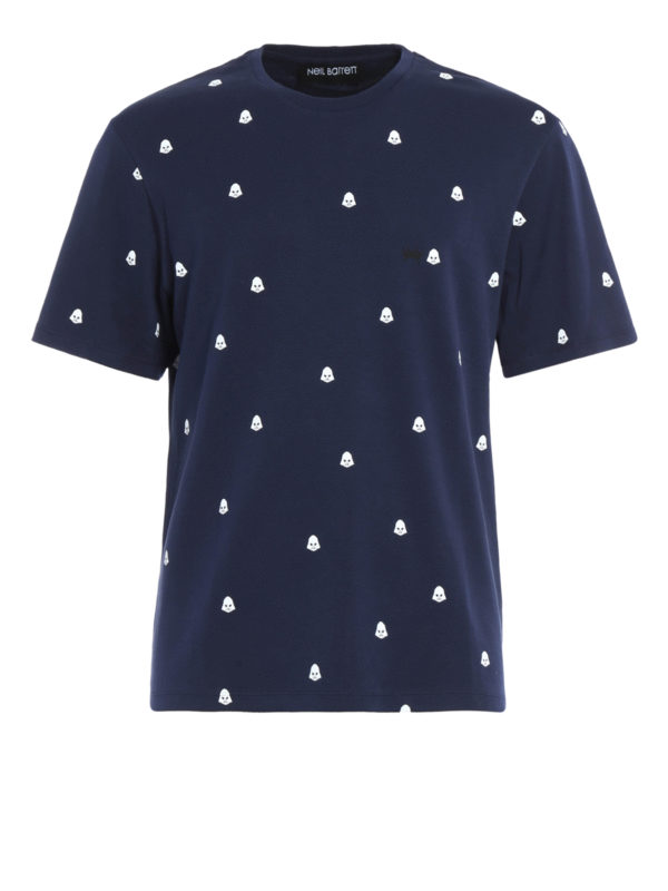 NEIL BARRETT: t-shirts - All over printed T-shirt