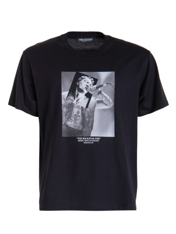 NEIL BARRETT: T-shirts - T-Shirt - The Rockstar God N°57