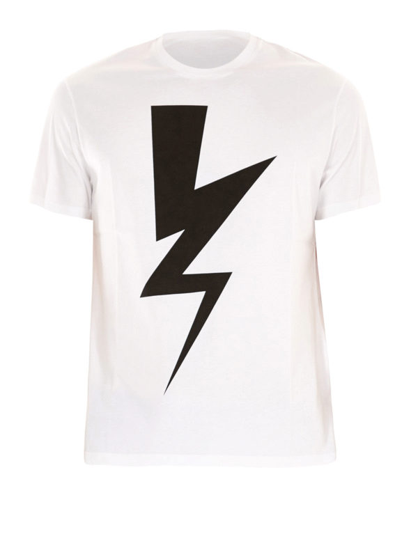 NEIL BARRETT: t-shirts - Thunderbolt T-shirt