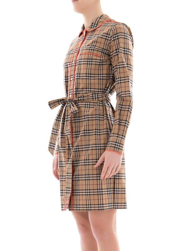 Robes courtes Burberry Robe Courte A Motif 4066163 thebs