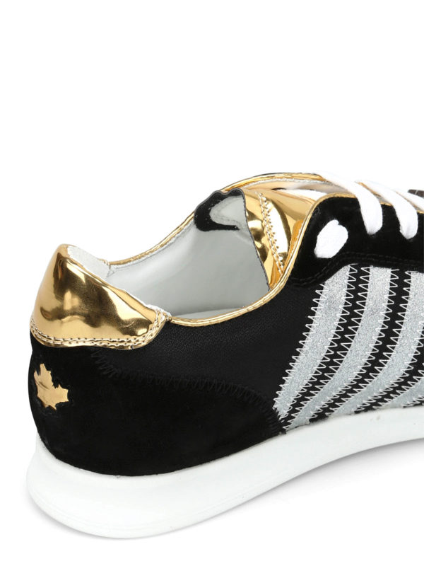 スニーカー New Runner - 黒 shop online: DSQUARED2