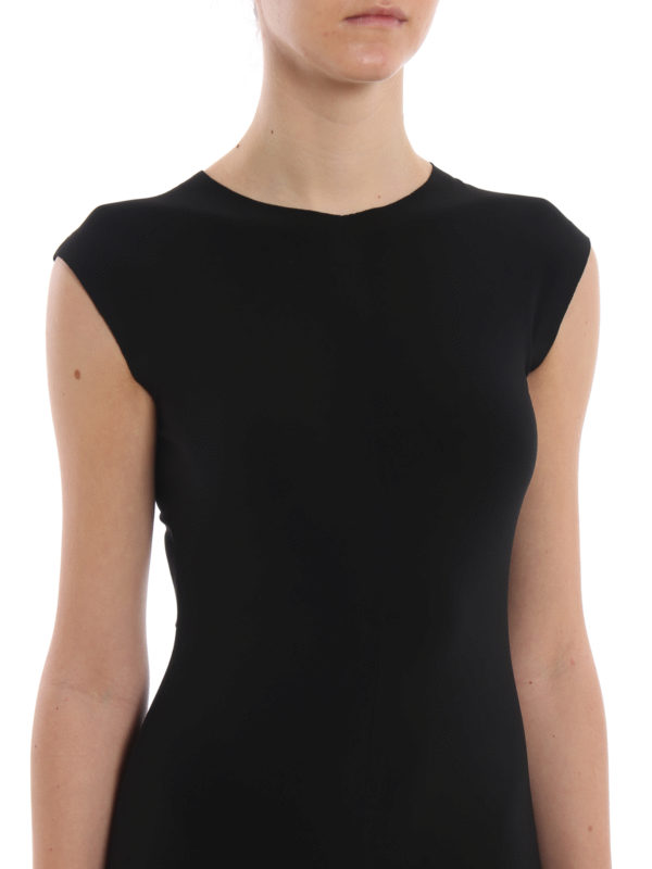 Norma Kamali buy online Black stretch fabric jumpsuit