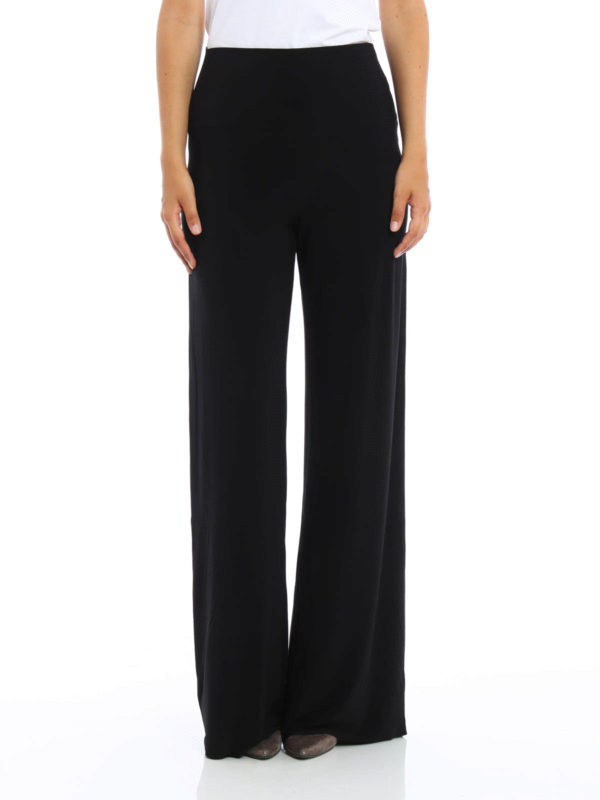 Norma Kamali: Pantalones casual online - Pantalón De Traje Negro Para Mujer