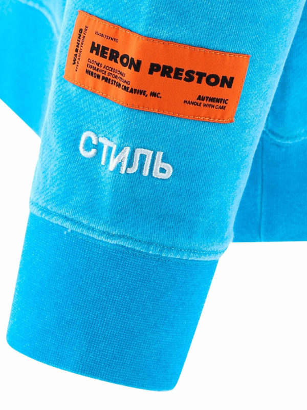 Sweatshirt - Hellblau shop online: Heron Preston