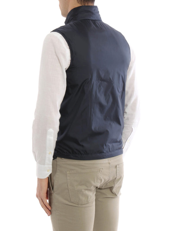 ダウンコート - ダークブルー shop online: ASPESI