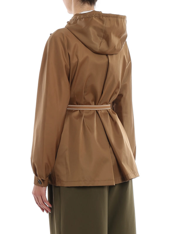 Nylon gabardine jacket shop online: PRADA