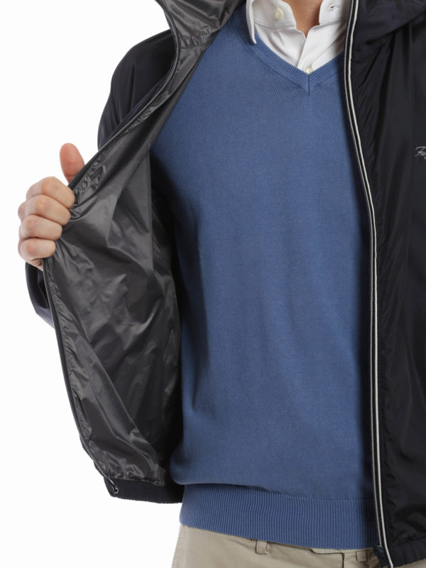 Nylon rain jacket