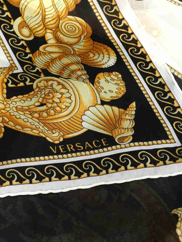 Oceanic Barocco scarf shop online: VERSACE