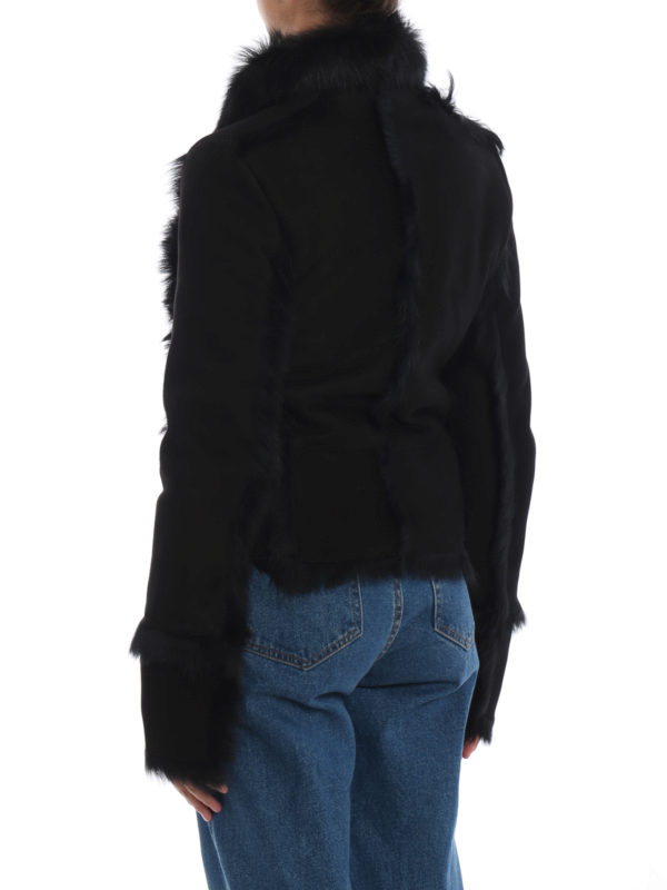 毛皮/ムートンコート - 黒 shop online: S.W.O.R.D 6.6.44