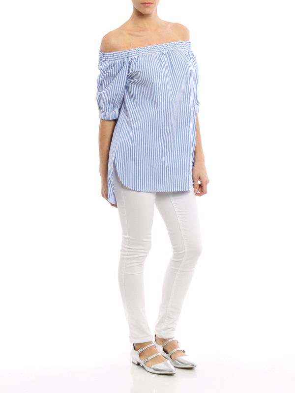 Chemisier Bleu Clair shop online: MICHAEL KORS