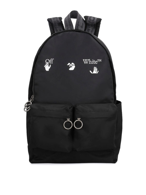 OFF-WHITE: backpacks - Logo backpack