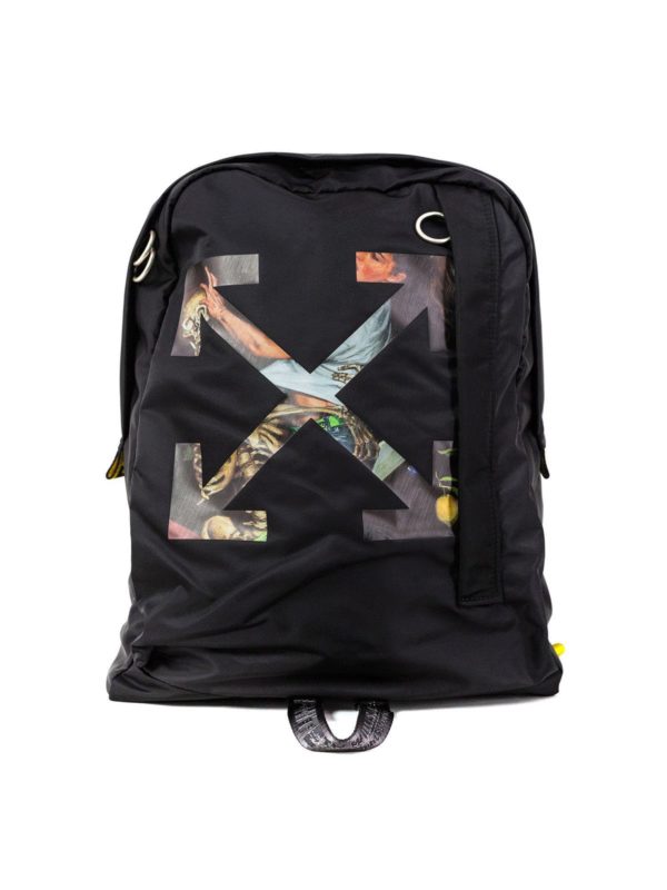 OFF-WHITE: backpacks - Pascal Arrow Easy backpack in black