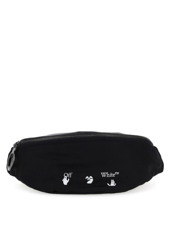OFF-WHITE: Bauchtaschen - Bauchtasche - Schwarz