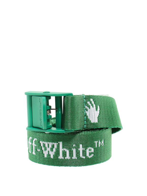 OFF-WHITE: Cinturones - Cinturón - Verde