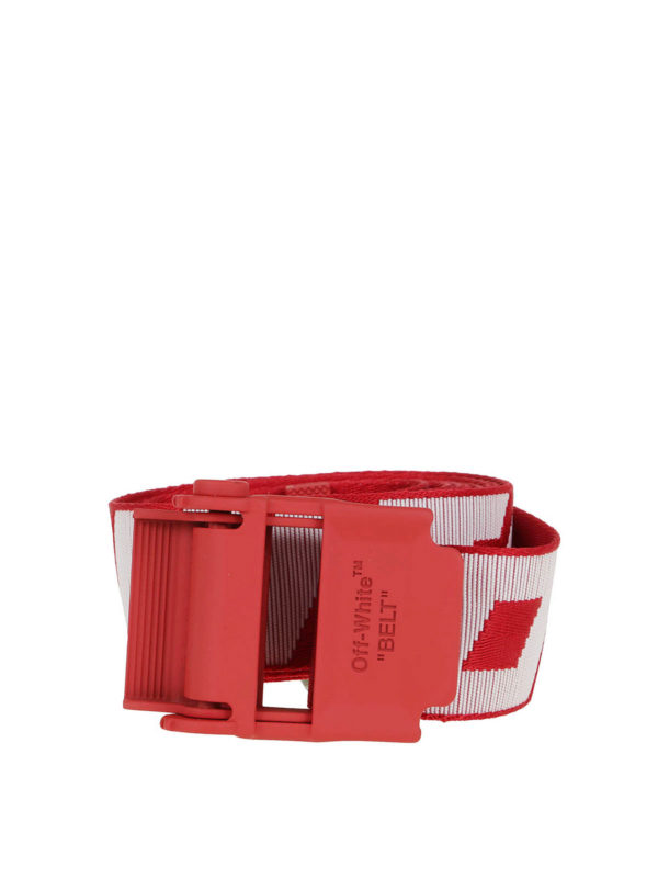 OFF-WHITE: Gürtel - Gürtel - Rot