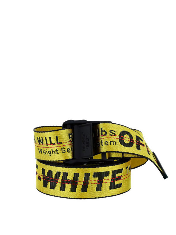 OFF-WHITE: Gürtel - Gürtel - Gelb