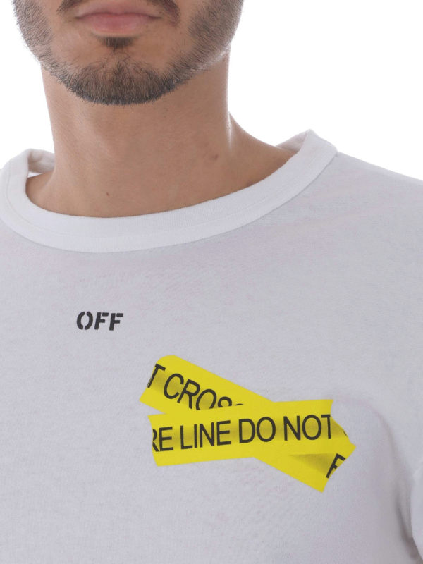 OFF-WHITE buy online Firetape white T-shirt
