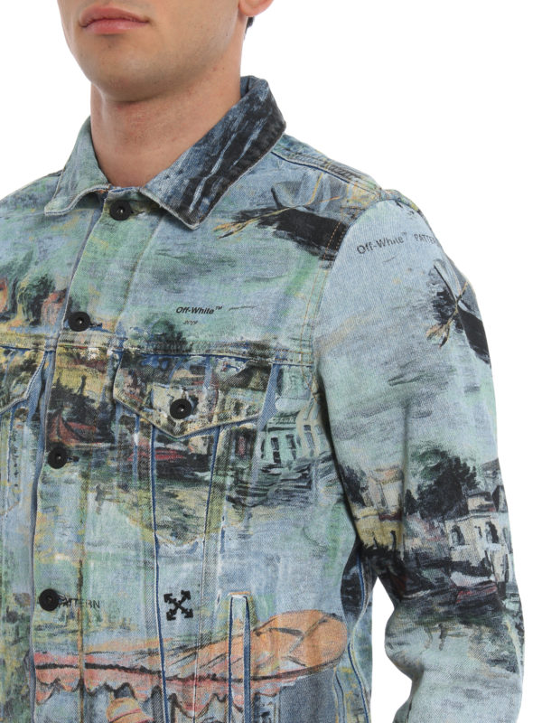 OFF-WHITE buy online デニムジャケット - スリムフィット