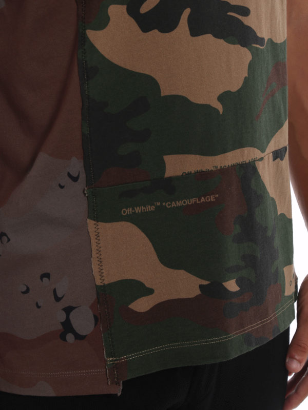OFF-WHITE buy online Tシャツ - Reconstructed Camo