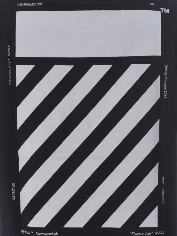 OFF-WHITE buy online Temperature black T-shirt