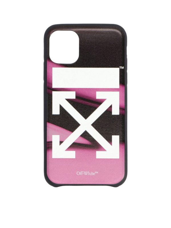 OFF-WHITE: Fundas y Covers - Funda - Iphone 11 Arrow Liquid Melt