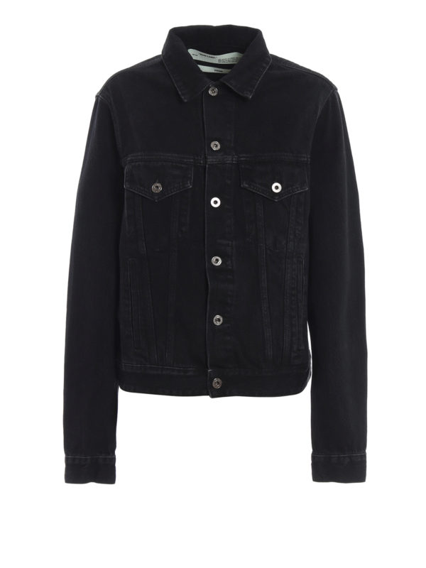 Vestes en denim Off-White - Veste En Jean - Noir - OWYE009R197740548601