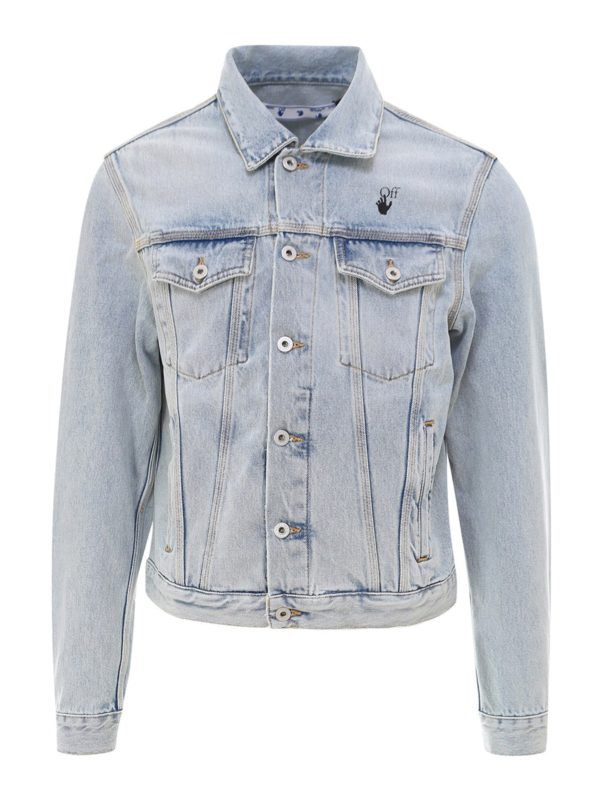 Denim jacket Off-White - Monalisa denim jacket - OMYE054R21DEN0024010