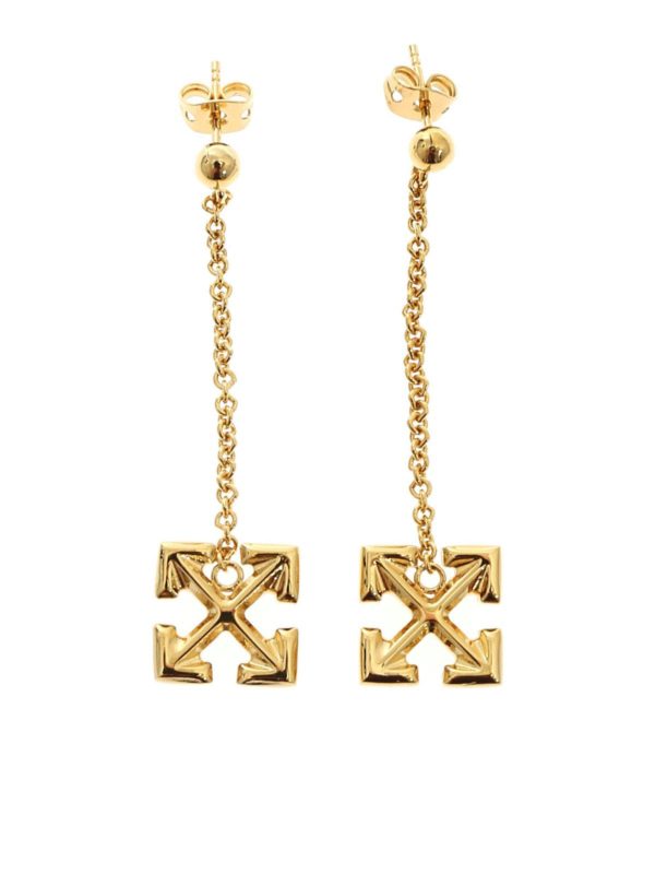 OFF-WHITE: Ohrringe - Ohrring - Gold