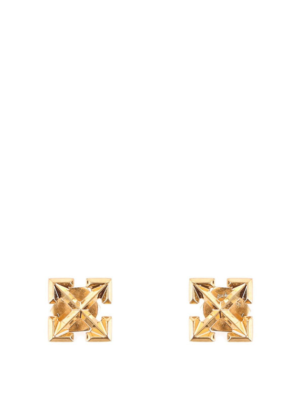 OFF-WHITE: Ohrringe - Ohrring - Gold
