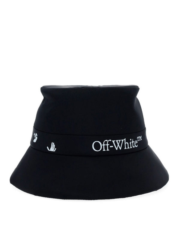 OFF-WHITE: hats & caps - Waterproof bucket hat