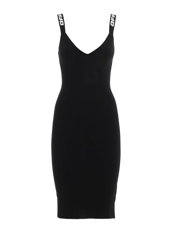 OFF-WHITE: abiti al ginocchio - Vestito Industrial