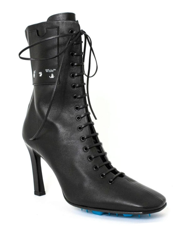 OFF-WHITE: ankle boots online - Ankle boots with pocket
