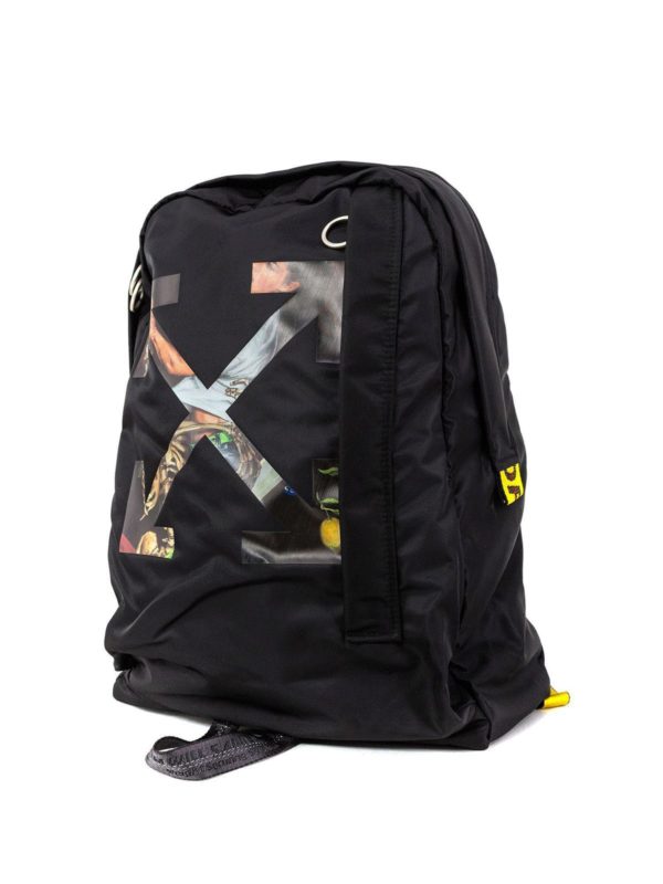 OFF-WHITE: backpacks online - Pascal Arrow Easy backpack in black