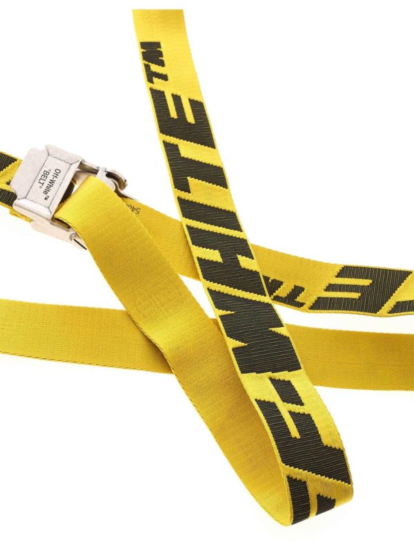 OFF-WHITE: Cinturones online - Cinturón - Amarillo