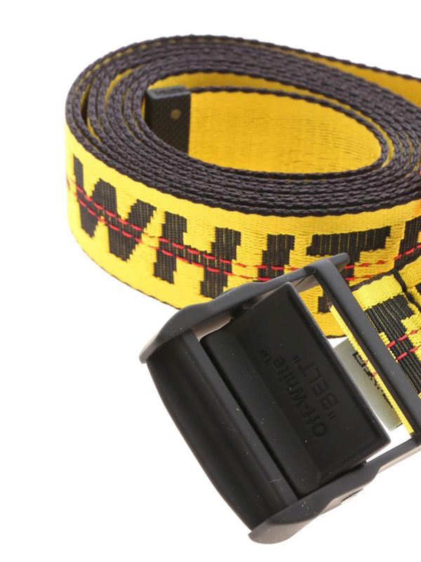 OFF-WHITE: belts online - Classic Industrial belt in yellow