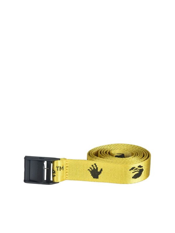 Mini Industrial Belt in Yellow - Off White