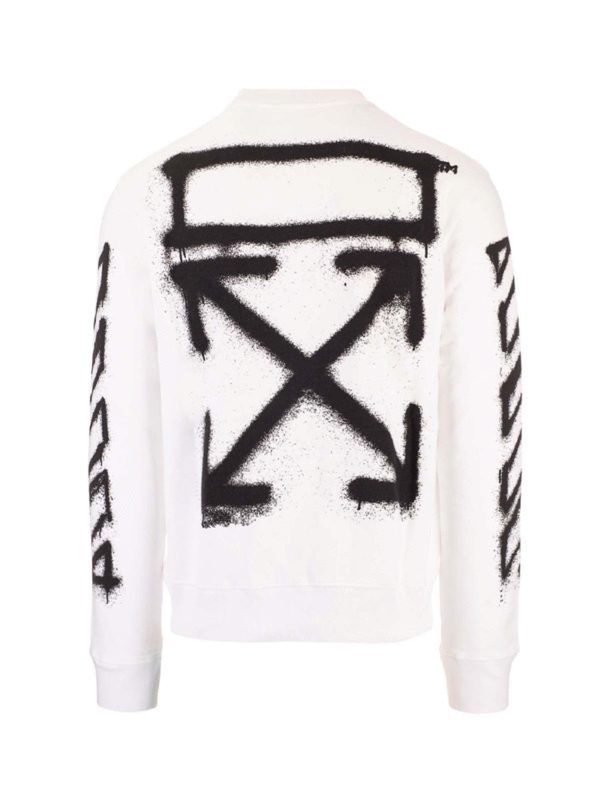 OFF-WHITE: Suéteres con cuello pico online - Suéter Cuello Redondo - Blanco