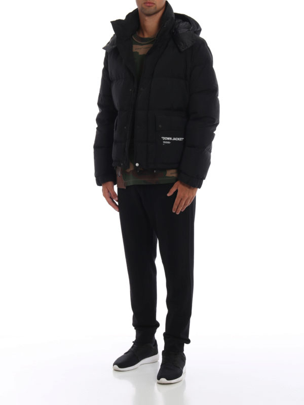 OFF-WHITE: padded jackets online - Quote down jacket